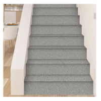 Stufenfliesen 30x120cm Rutschfest Innenbereich Weißer Marmor Treppen Marmortreppe Zeitgenössischer Innenstil Fliesen Rutschfester Marmorteppich