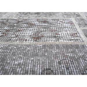 Tapis en laine noué à la main grande surface Provenance gris et noir Pae-3831 – Rectangulaire, patchwork, pour la maison, le salon et les couloirs - Product Image 3