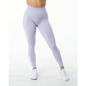 Legging en tricot sans couture 51% Polyamide 38% Polyester 11% élasthanne taille haute fuselée lilas brumeux sans couture pour femmes - Product Image 1