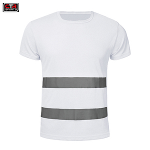 Vêtements de travail de construction haute visibilité pour hommes-T-shirt haute visibilité à manches courtes Bande réfléchissante imperméable Construction haute visibilité - Product Image 6