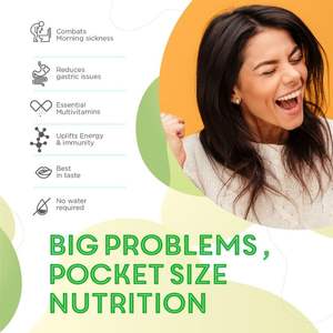 Nausea Relief Oral Strips with Fast-Acting Natural Soothers for Morning Sickness Travel Sickness and Digestive Discomfort - Product Image 5