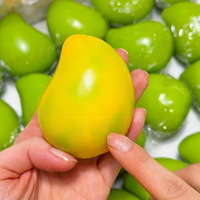 Jouet à presser mangue changeant de couleur, bloc de construction, son claquant, anti-stress, jouet sensoriel souple en TPR pour filles et garçons de 5 à 7 ans