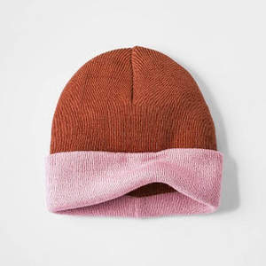 Bonnets en acrylique unisexes tendance et colorés personnalisables, vente en gros, multicolores, bonnets en tricot pour femmes, décontractés, broderie 3D, haute qualité - Product Image 4