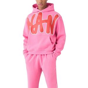 Conjunto Deportivo de Alta Calidad 100% Algodón con Lavado Ácido, Personalizado con Impresión, para Invierno, Unisex, para Hombre, Pantalones Deportivos, Sudadera con Capucha - Product Image 2