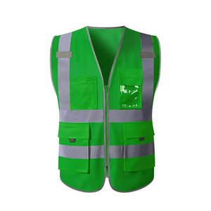 Chaleco DE SEGURIDAD personalizado, malla transpirable, fluorescente, características reflectantes, ropa de trabajo, seguridad reflectante, logotipo personalizado - Product Image 1