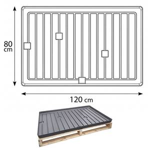 Bac à eau pour palettes Euro - 74 pièces - Arrosage et irrigation - Product Image 2