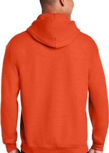 Pull à capuche pour hommes avec logo personnalisé en gros 100% coton biologique sweat à capuche uni hommes Vintage lavé lourd coton vierge mélangé - Product Image 5