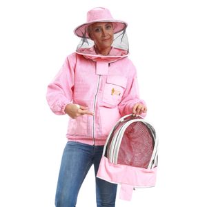 Veste de travail ventilée en pur coton de haute qualité, prix d'usine 2026, combinaison de protection contre les piqûres, niveau de protection pour les apiculteurs - Product Image 6