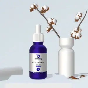 개인 라벨 Dermasky 히알루 론산 세럼 30ml 깊은 수화 세럼 CE 마크 승인 인도에서 대량 공장 공급