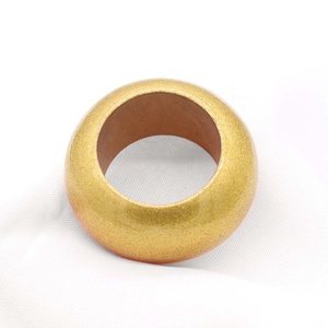 Luxury New Gold Thick Round Decoration Stainless Steel Napkin <b>Ring</b> High Quality Elegant Napkin <b>Ring</b> for Wedding Party for Hotels - Product Image 2