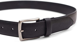 Prix de gros sur les ceintures de mode élégantes pour hommes ceintures de cuir de vachette véritable OEM personnalisées avec options de logo personnalisé - Product Image 3