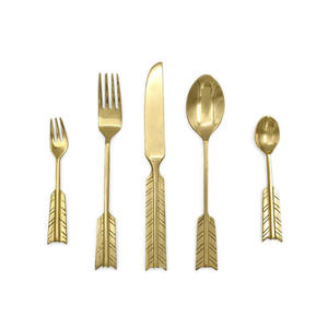 กระจกช้อนส้อมเงินโปแลนด์คุณภาพสูงสแตนเลสงานแต่งงานโลหะ Flatware ชุดสําหรับร้านอาหารและโรงแรม - Product Image 5