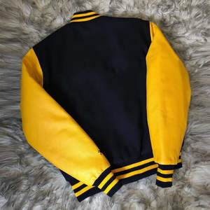 Vestes de baseball universitaires en laine 100% de qualité supérieure pour l'hiver, avec lettres personnalisées, couleurs personnalisées, logos, écologiques, vente en gros - Product Image 6