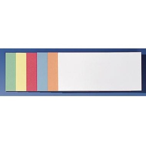 Tarjetas de Modificación de Papel Reciclado 100% Franken, 20.5 x 9.5 cm, 130 g/m², Colores Surtidos, 300 Unidades/Paquete - Product Image 1