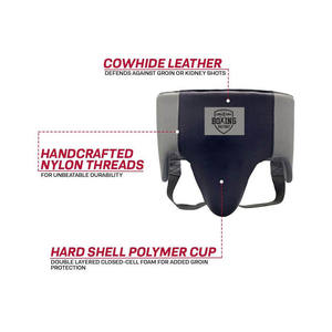 2025 nouveau style MMA gants équipement de protection de l'aine pour l'entraînement de boxe Muay Thai-protecteur Premium - Product Image 3