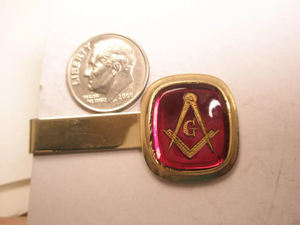 Bulk Masonic Gifts Set Customized Soft Enamel Gold Metal Cufflink and <b>Tie</b> <b>Clip</b> Logo Masonic Cufflinks top quality ronpex - Product Image 2