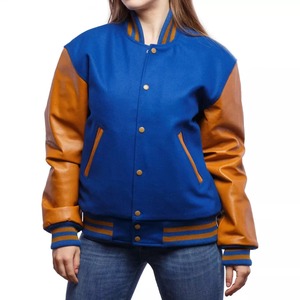 Stylish and Fashionable Women Crop Varsity Jackets <b>Top</b> Design Women Light Weight Crop Varsity Jackets Women's Varsity Jackets - Product Image 2