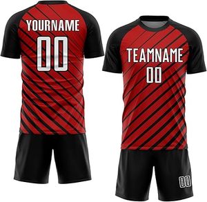 Uniforme de football professionnel pour adultes dernière conception 100% polyester de qualité supérieure couleur personnalisée séchage rapide respirant Logo personnalisé - Product Image 1