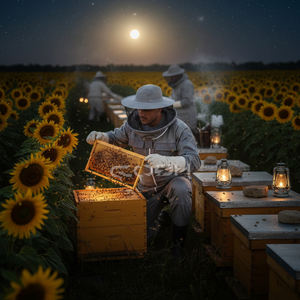 Traje de Apicultura Unisex Gris Ventilado para las Cuatro Estaciones, Ligero, con Cremallera Frontal, Gorro y Puños Elásticos (Tallas para Niños y Adultos) - Product Image 4