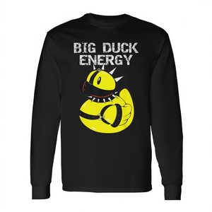 Maglietta a Maniche Lunghe Big Duck Energy Unisex con Stampa Digitale Promozionale per Adulti - Product Image 3