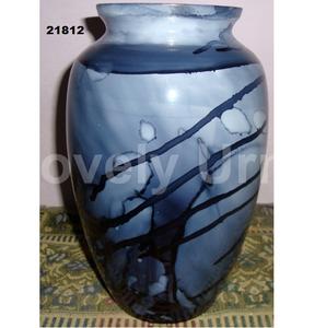 ถุงใส่เถ้ากระดูกทำจากทองเหลืองโกศหินอ่อนสีน้ำเงินสำหรับผู้ใหญ่ปราศจากขี้เถ้าจากมนุษย์ - Product Image 1