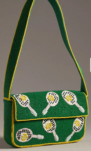 กระเป๋าผ้าฝ้ายสไตล์โบฮีเมียนสำหรับผู้หญิงจุของได้มากสำหรับปาร์ตี้ตอนเย็นกระเป๋าคลัทช์ลูกปัดโบฮีเมียนทำด้วยมือกระเป๋าสะพายข้าง - Product Image 4