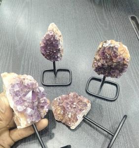 Tourmaline noire en cristal brut naturel petit ornement standard pour la maison décoration Fengshui pour support de table SohaAgate - Product Image 3