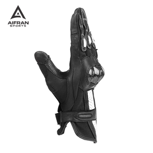 Gants de moto tactiques AIFRAN : Protection des mains en cuir synthétique résistant à l'abrasion - Product Image 2