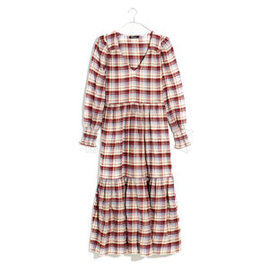 Vestidos sueltos de verano para mujer Vestidos casuales escalonados a cuadros de alta calidad para mujer Al mejor precio - Product Image 6