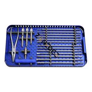 Instrumento de cirugía quirúrgica ortopédica para animales, 1,5/2,0/2,4mm, Kit de placa ósea para veterinario, ortopédico veterinario,/mm - Product Image 2