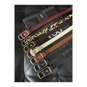 Ceinture pour femme à boucle rectangulaire, 7 pièces, ceinture pour pantalon, ceinture pour veste, ceinture pour chemise, ceinture pour robe - Multicolore - Product Image 3