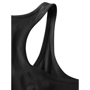 เสื้อกล้ามผ้าฝ้ายสแปนเด็กซ์สำหรับผู้หญิงเสื้อกล้ามออกกำลังกายเล่นโยคะแขนกุดระบายอากาศผ้าคอตตอนผ้าใยไผ่ไซส์พิเศษ - Product Image 5