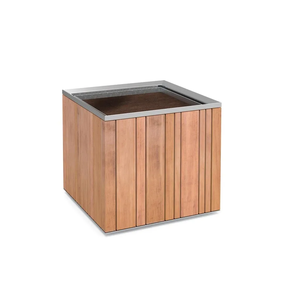 Jarrón de Madera Tallado a Mano de Estilo Elegante para Decoración, Maceta de Madera para Regalos y Decoración - Product Image 4