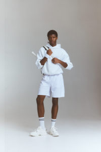 <b>Men's</b> Fashionable Stylish Custom <b>Shorts</b> Comfortable Breathable Quick Dry Mesh Plain Blank <b>White</b> Color Made Corduroy Polyester - Product Image 2