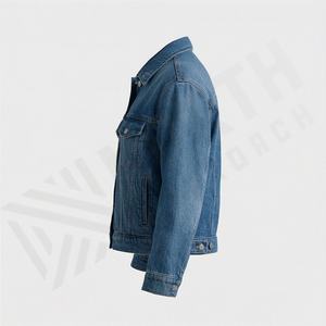 Veste en jean imperméable pour femmes, dernier design, couleur unie, veste en jean élégante, vêtements d'extérieur décontractés, streetwear, couleur personnalisée - Product Image 3