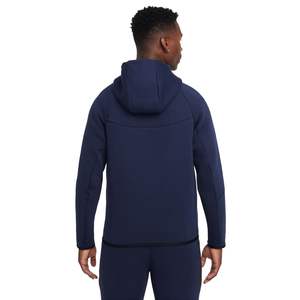 Mens Tech Fleece <b>Windrunner</b> Full Zip Hooded <b>Jacket</b> Obsidian Lightweight Warm Athletic Training Outerwear Premium Activewear - Product Image 6