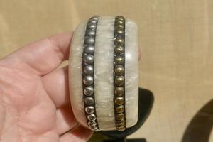 Brazalete de resina de mármol de colores de estilo bohemio, joyería de moda, pulsera acrílica ecológica HUSSAIN CARFTS, personalizable, 2017 - Product Image 4