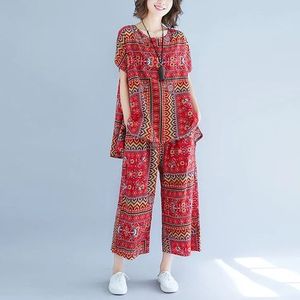 Ensemble chemise Palazzo en coton et lin pour femmes, pantalon en lin de couleur personnalisée, pantalon ample et Long, été, 100% - Product Image 5