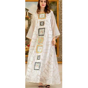 2022 Kaftan Moroccan dropshipping Islamic Arabian Maxi Dress Abaya Jalabia Dubai