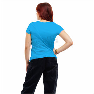 Camiseta Lisa para Mujer, Diseño Clásico y Simple, Top Cómodo, Tela Premium para Mujer, Suave y Ligera, Camiseta para Uso Diario - Product Image 3