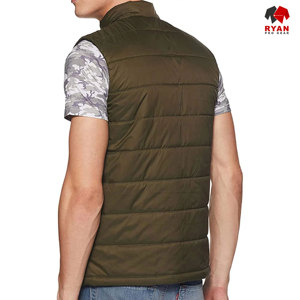 Chaleco Acolchado Impermeable Personalizado Ryan Pro Gear para Hombre con Tela de Lana Peinada, Transpirable y Antipilling, Opciones de Logotipo OEM - Product Image 4