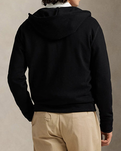 100% coton fermeture éclair Vintage hommes sweats à capuche surdimensionnés 100% coton doux tissu de haute qualité avec logo personnalisé et broderie - Product Image 2