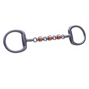 Bocado de Cobre Waterford de Mejillas Completas con Rodillo de Acero Inoxidable para Equitación - Product Image 3