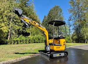 LIVRAISON GRATUITE CFG QK18R MINI-EXCAVATRICE HYDRAULIQUE 15 CV COMMANDES PÉDALIÈRES LAME DE 39 POUCES BAC À DÉGRAVURE DE 16 POUCES APPROUVÉE EPA CE POURCHÈVRE HYDRAULIQUE - Product Image 6