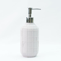 Offre Spéciale – Ensemble d'accessoires de salle de bain 5 pièces en béton beige effet terrazzo coloré, haute qualité résine, écologique et personnalisable