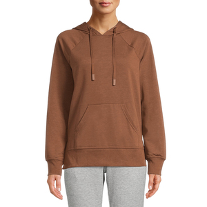 Cotton <b>Polyester</b> <b>Hoodie</b> for Women Custom Pullover Sweatshirt with Hood and Pockets Ideal for Festival or Everyday Wear - Product Image 1