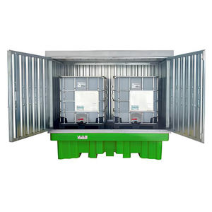 Carvel ถาดเก็บรวบรวม2600X1500X2350มม. พร้อมฝาโลหะแผ่นความจุ1150lt - Product Image 1