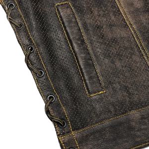 Chaleco de Motocross Unisex de Talla Grande, OEM, Cortavientos, Protección Corporal, Impermeable, para Motociclismo y Equitación, de Cuero - Product Image 6