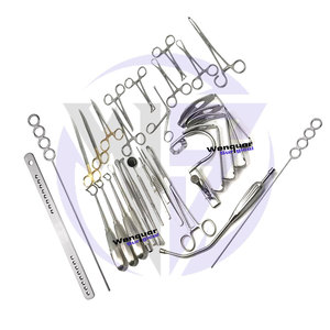 Haute qualité 30/pièces en acier inoxydable Source d'alimentation manuelle Instruments médicaux de base pour la chirurgie de la gorge d'amygdalectomie ORL - Product Image 5