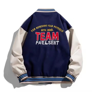 Veste universitaire en laine tendance pour hommes tenue de rue élégante manteau d'hiver chaud design respirant OEM tailles personnalisées couleurs - Product Image 6